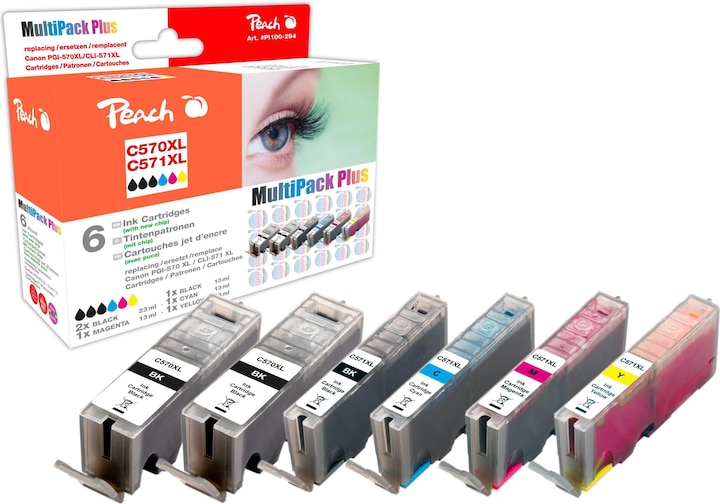 Produktbild Peach Pgi-570xl/Cli-571xl (M, PBK, Y, C, BK)