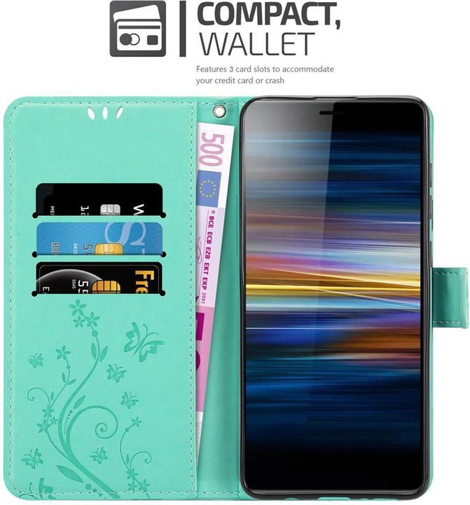 Produktbild Cadorabo Flower Book Cover (Sony Xperia L3)