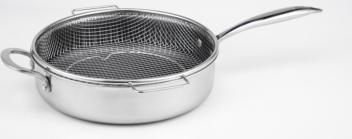 Immagine prodotto Livington Padella in titanio (28 cm, Padella per friggere, Alluminio, Acciaio inossidabile)