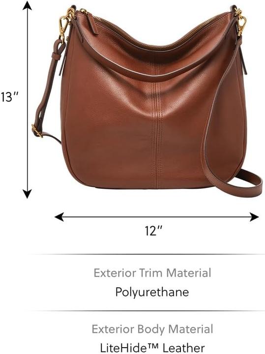 Actual product image Fossil Jolie leather shoulder bag 30.5 cm