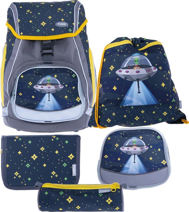 Immagine prodotto Funki Set zaino scolastico Flexy-Bag in 5 pezzi (28 l)