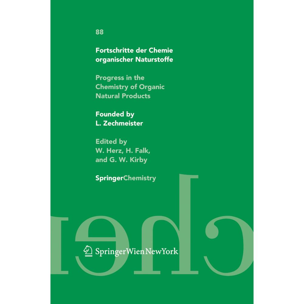Fortschritte der Chemie organischer Naturstoffe / Progress in the Chemistry of Organic Natural Produ, Fachbücher