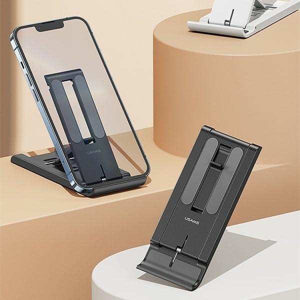 Thumbnail - Usams Tischhalterung Smartphone/Tablet - Weiss, Smartphone Halterung, Weiss