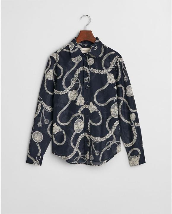 Produktbild GANT Reg Sailing Print Cot Zilk Hemd (36)