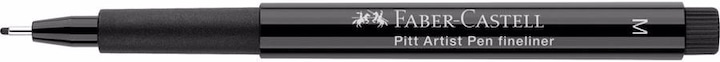 Actual product image Faber-Castell Pitt Artist Pen (Black, 1 x)