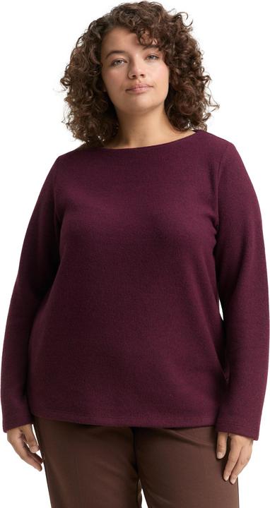 Produktbild Tom Tailor Plus Size - Sweatshirt met knoopdetails (44, 50)