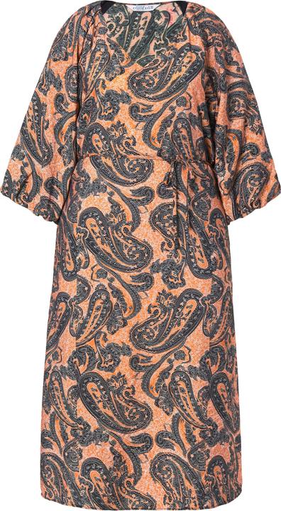 Image du produit Studio Untold Robe maxi, coupe évasée, imprimé cachemire, manches 3/4 ballon (46, 48)
