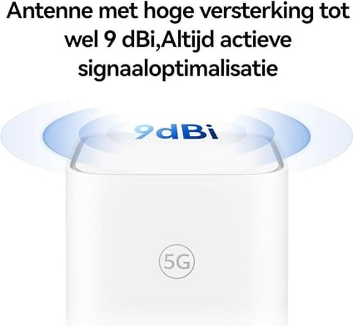 Immagine prodotto Huawei Router 5G WiFi 6 AX3000, velocità download 3600 Mbps, antenna 9 dBi, garanzia 30 mesi