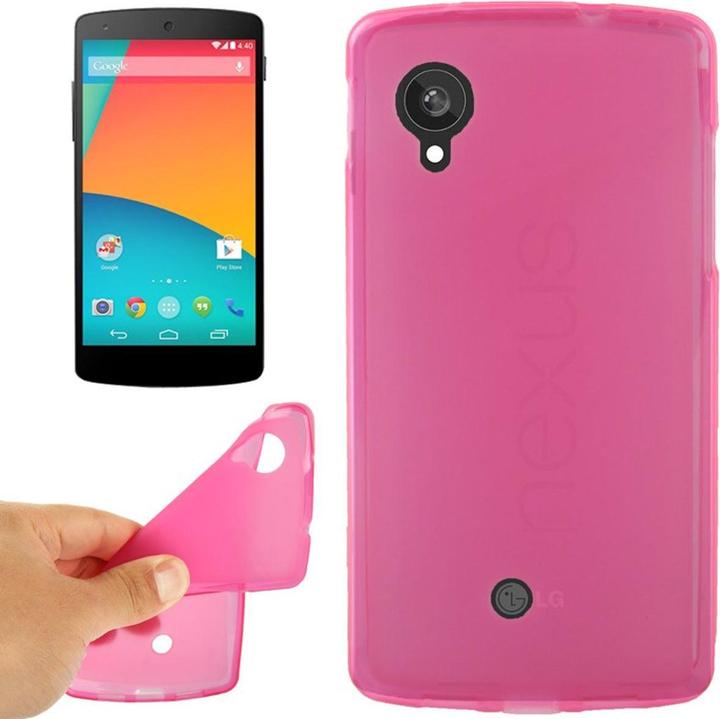 Produktbild König Design Schutzhülle für Handy LG Google Nexus 5 / E980 Pink (LG Nexus 5)