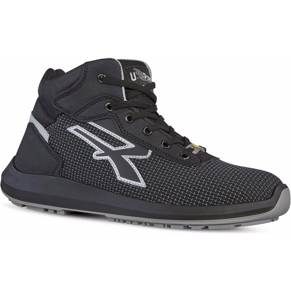 U-Power Uomo Nero Scarpe Da Lavoro, Scarpe Di Sicurezza Velar S3 Src Esd (S3, 42)