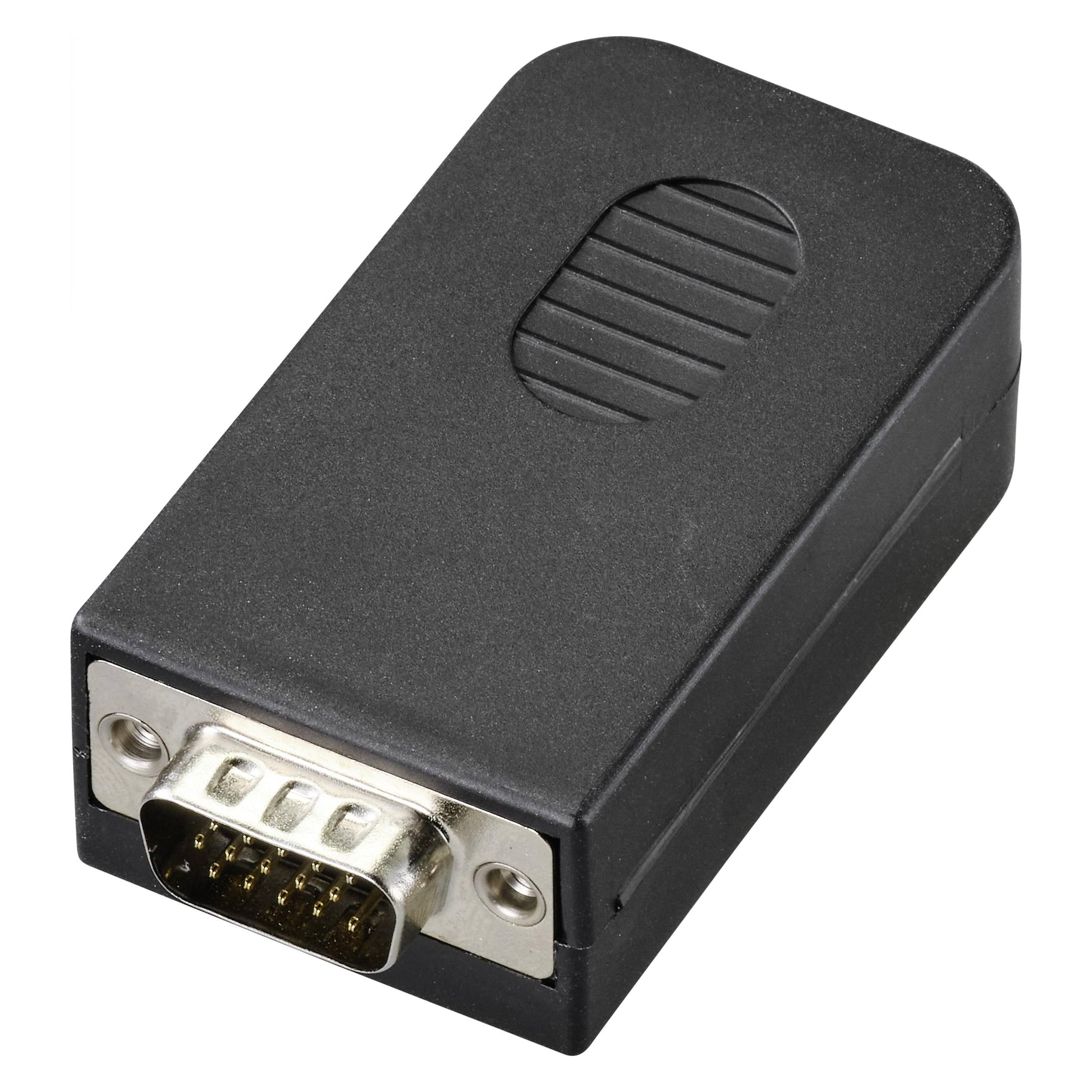 Tru Components D-SUB Steckverbinder, Elektronikkabel + Stecker, Schwarz