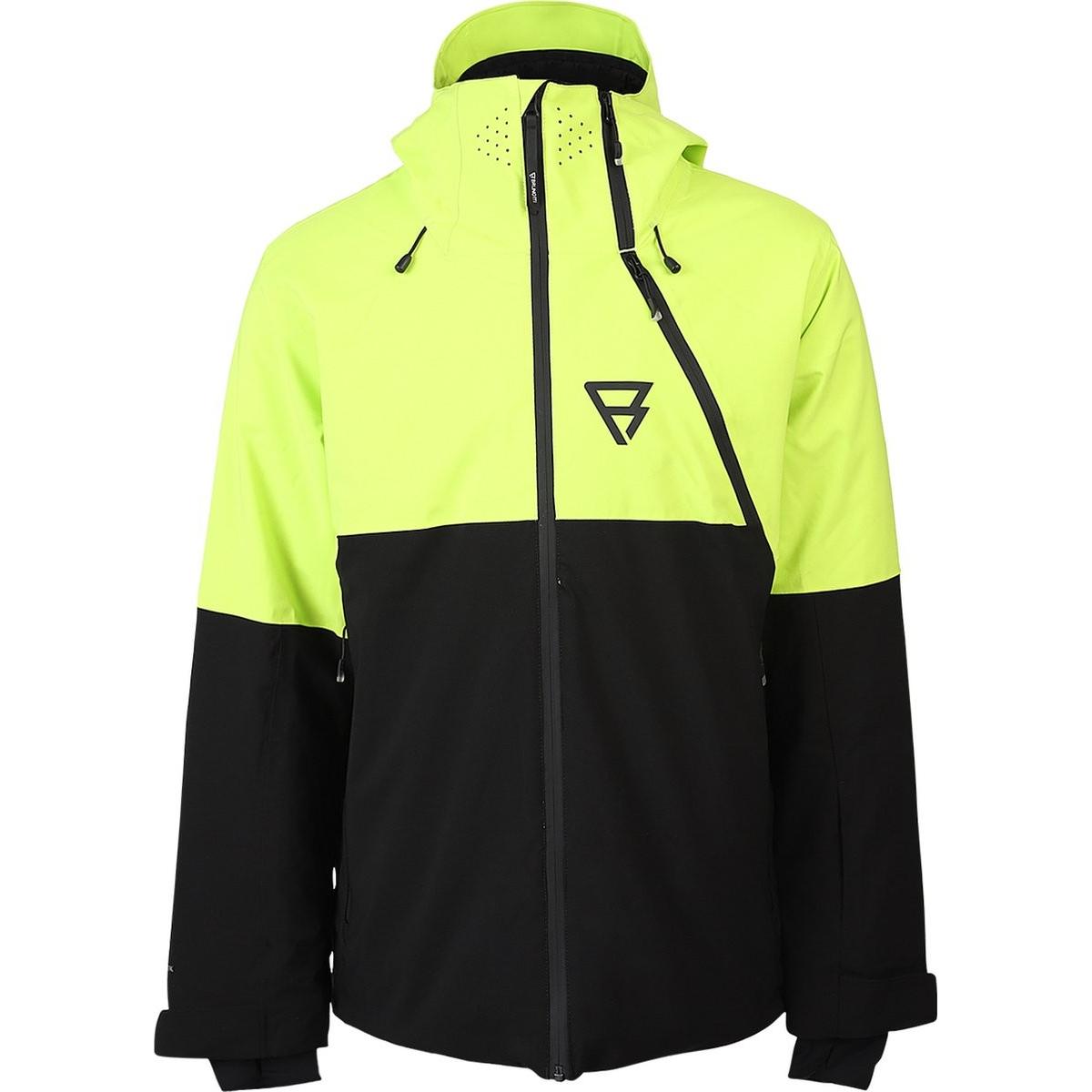 Brunotti Curtis Heren Wintersport Ski Jas - Geel, Groen - XXL (XXL) (58069102)