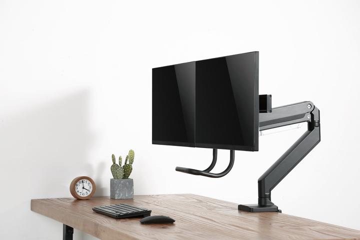 Actual product image Gembird Biurkowe regulowane ramie na dwa monitory 17-35inch obciążenie do 10kg (Table, 32", 8 kg)