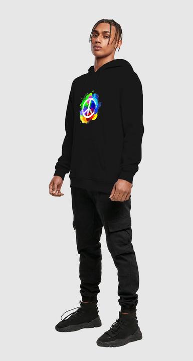 Image du produit Merchcode Peace - Sweat à capuche lourd Graffiti - 161341 (M)