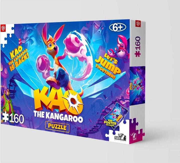 Produktbild Good Loot Puzzle 160 Känguru Kao – Kao ist zurück (160 Teile)