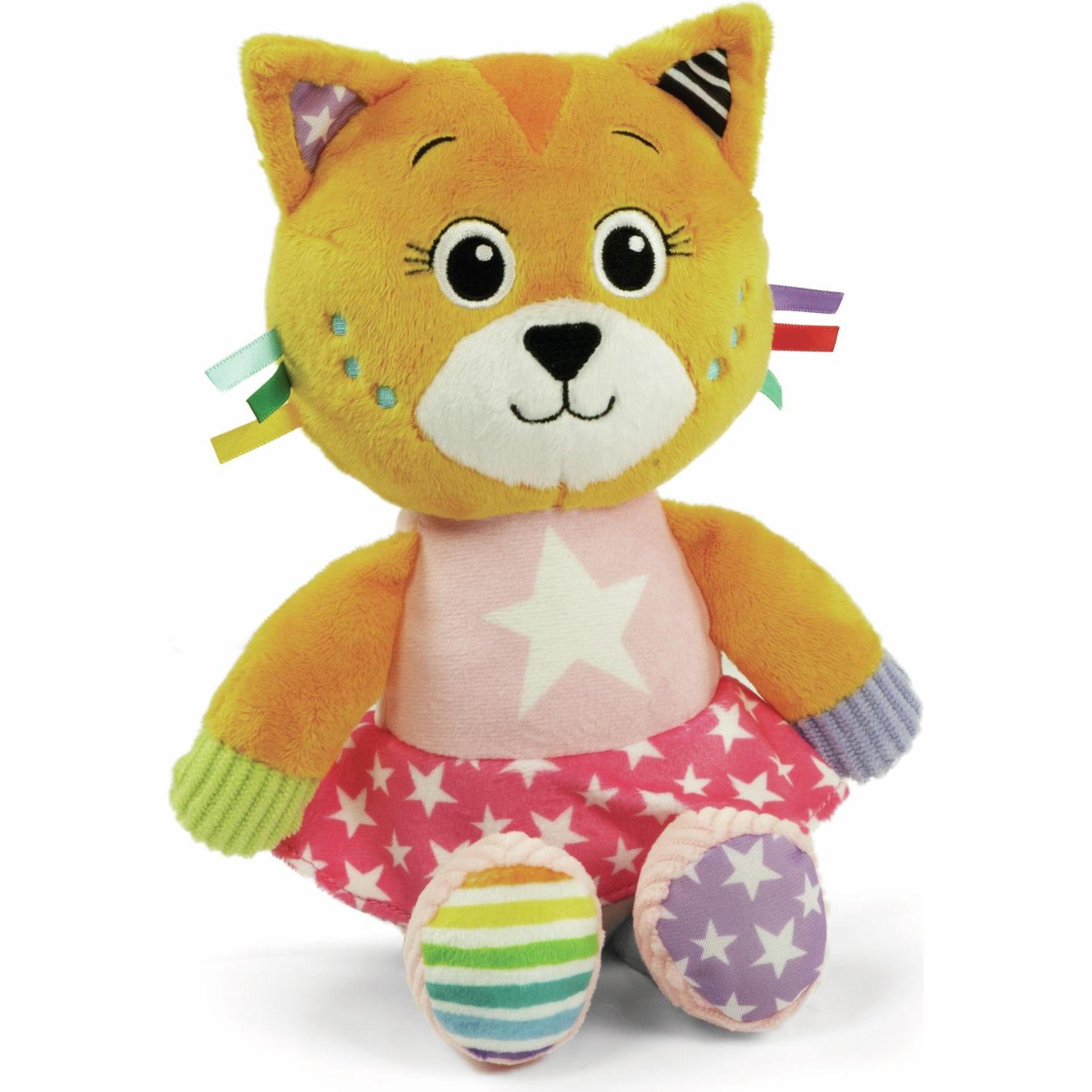 Clementoni Multicolore Peluche Baby My First Animal - Gatto (28 Cm)