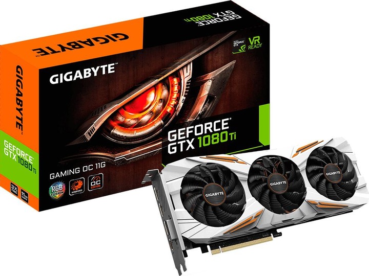 Actual product image Gigabyte GeForce GTX 1080 Ti Gaming OC (11 GB)