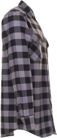 Immagine prodotto Planam Camicia quadrata manica 1/1 nero/zinco 45/46 47/48 (48)