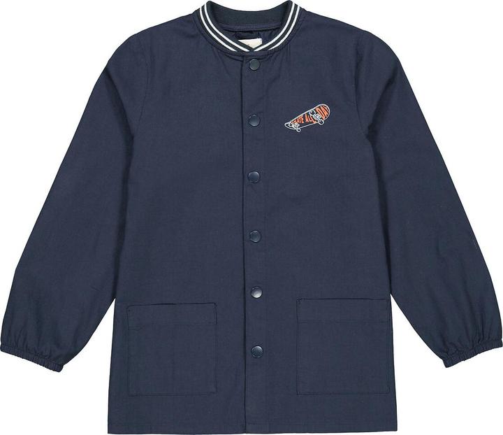 Actual product image La Redoute Collections Craft smock with press studs and college collar (140)