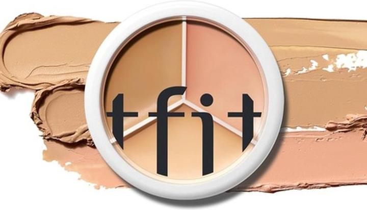 Tfit Cover Up Pro Concealer Palette 3-in-1 Full Coverage Farbkorrektur