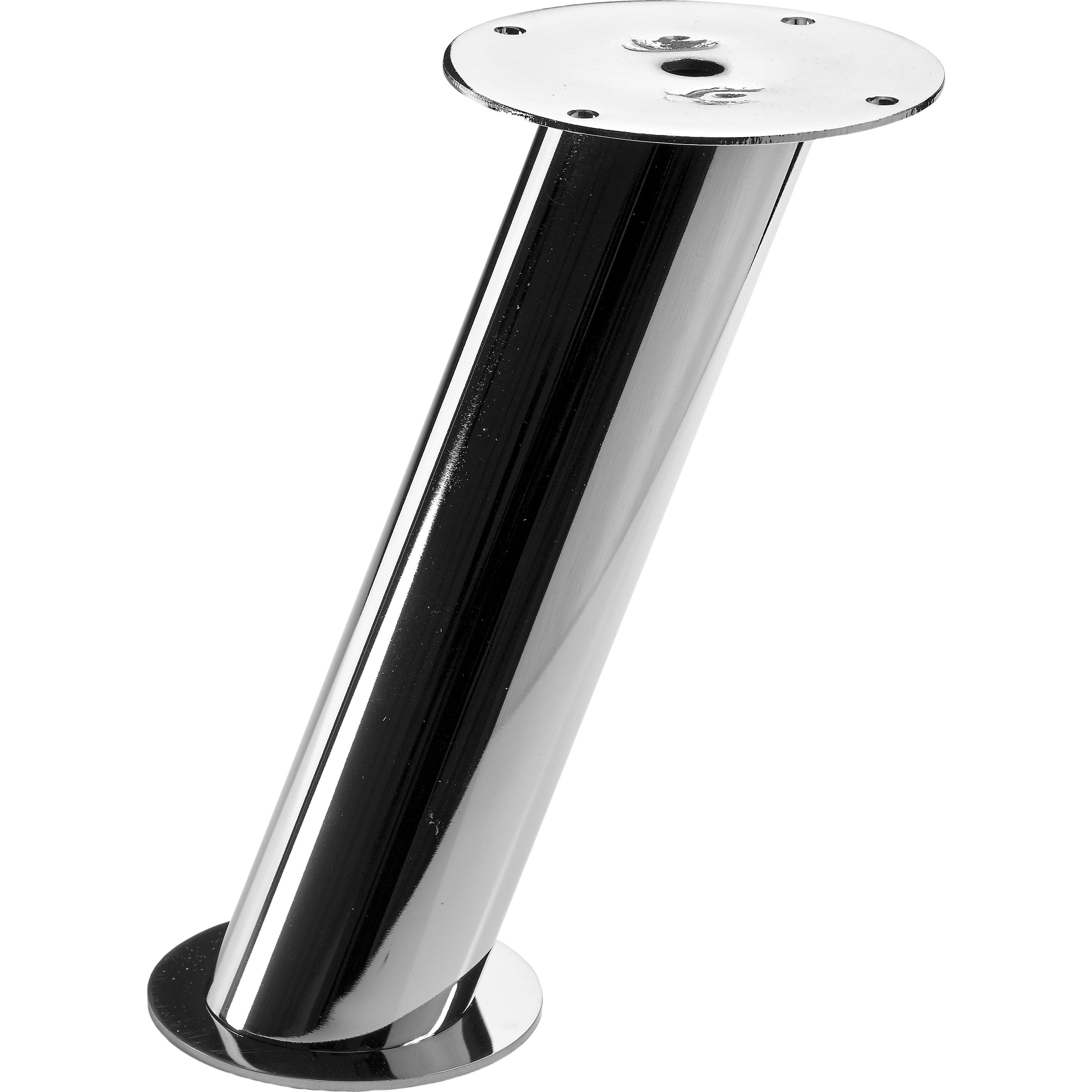 Hettich, Möbelausstattung, Thekenkonsole Konsole rund D40 x 165mm Küchenkonsole chrom 9219911, 2St. (2 Stk.)