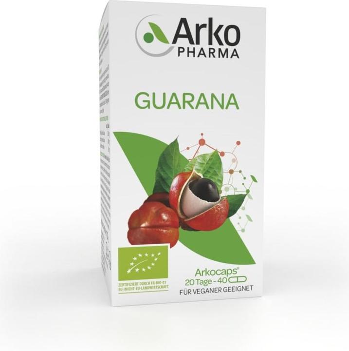 Actual product image Arkopharma Arkocaps Bio Guarana Kapseln (40 Piece, Capsules, 40 g)