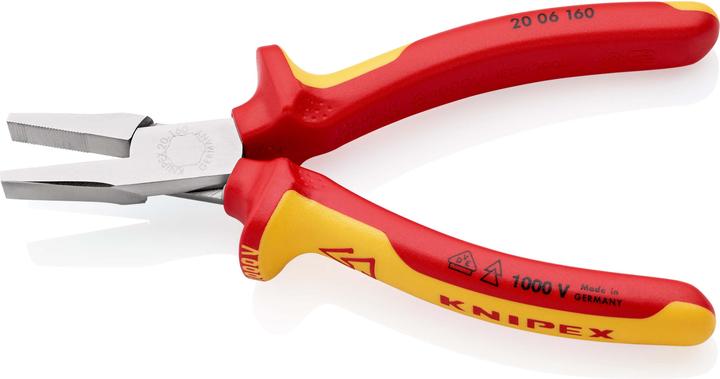 Actual product image Knipex Flat Nose Pliers (160 mm)