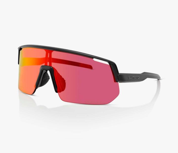 Produktbild Shimano Unisex Brille Technium L-RD (Matte Black, ridescape off-road, Orange, Red)