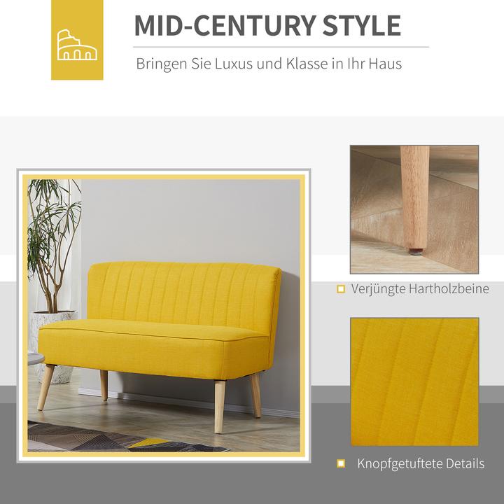 Immagine prodotto Homcom Divano per 2 persone (2 posti)