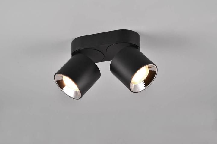 Image du produit Trio Guayana Plafonnier GU10 double noir mat (GU10)