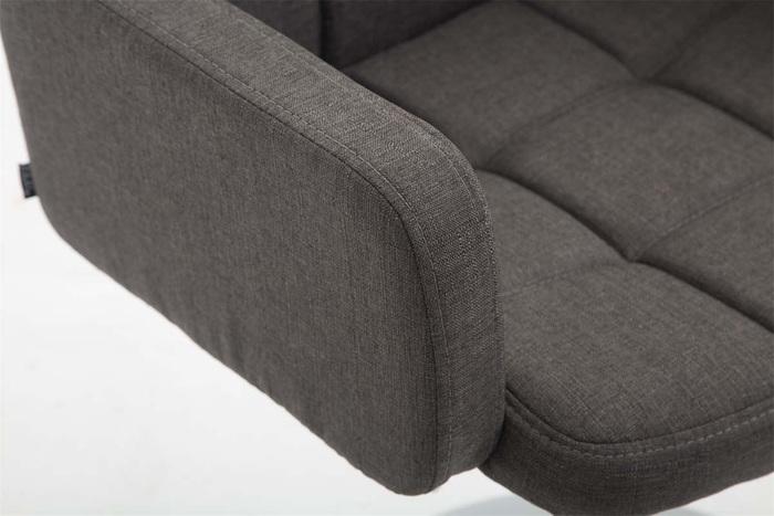 Produktbild CLP Lounger Los Angeles Stoff, dunkelgrau