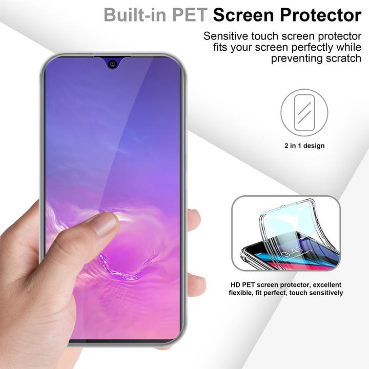 Produktbild Cadorabo TPU 360 Grad Case Cover (Samsung Galaxy A91, Samsung Galaxy S10 Lite)