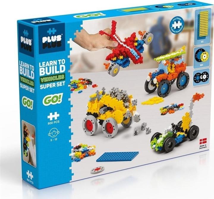 Actual product image Plus-Plus Vehicles set