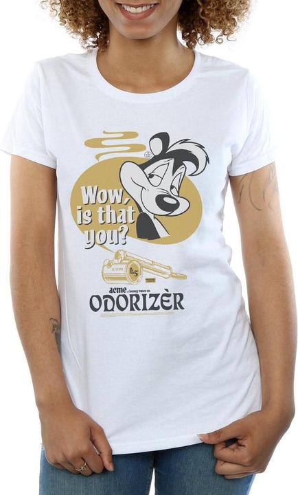 Actual product image Looney Tunes Womens/Ladies Pepe Le Pew Odorizer Cotton T-Shirt (L)
