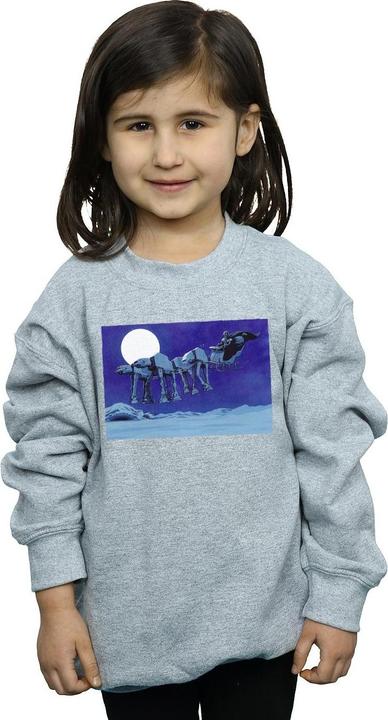 Produktbild Star Wars Christmas ATAT Sleigh Sweatshirt Mädchen (152, 158)