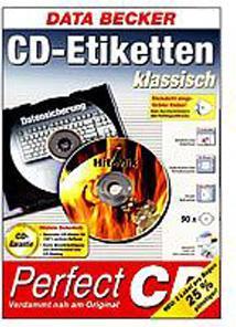 Produktbild CD Etiketten Klassisch, 90 Stück