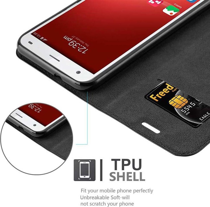 Actual product image Cadorabo Book Invisible Magnet Cover (ZTE Blade S6)