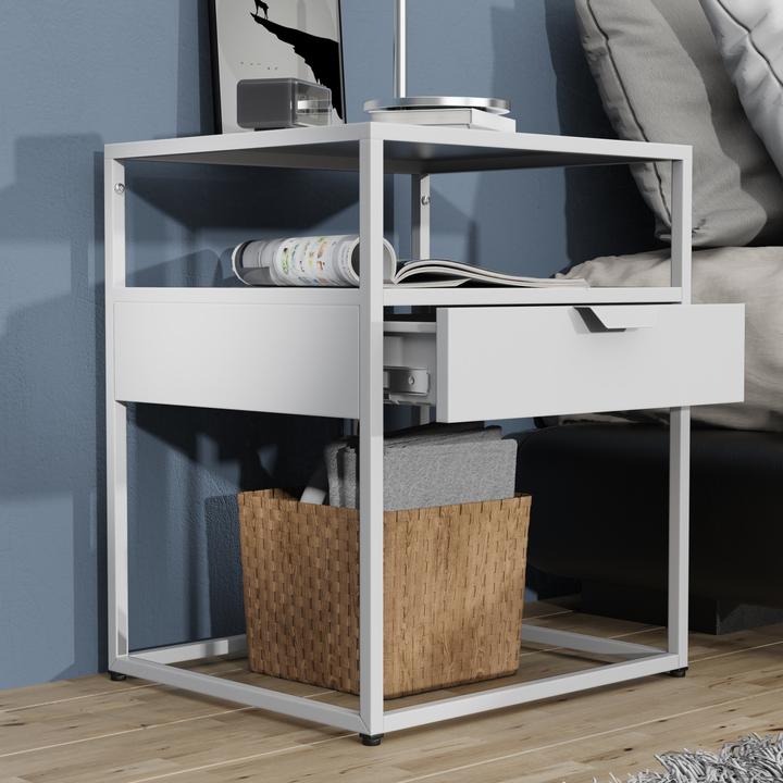 Produktbild VCM Metall Nachttisch Beistelltisch Flokas M (55 x 45 x 40 cm)