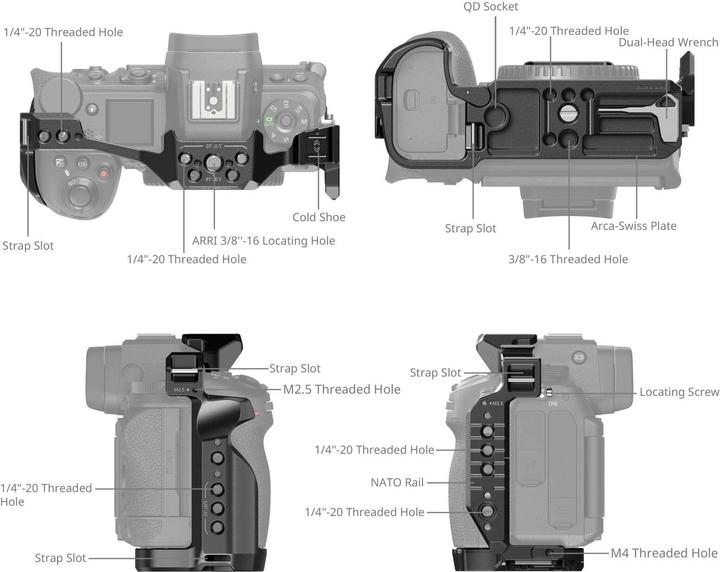 Image du produit SmallRig Camera Cage pour Nikon Z 6III 4519 (Cage)