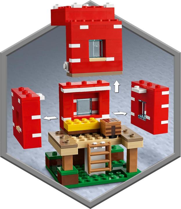 Immagine prodotto LEGO La casa dei funghi (21179, LEGO Minecraft)