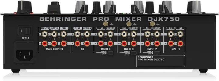 Produktbild Behringer DJX750 Professional 5 Channel DJ Mixer with Advanced Digital Effects and BPM Counter (Clubmixer)