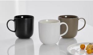 Actual product image Ritzenhoff & Breker Coffee mug "SONORA", cream, 0.4 l made of porcelain, dishwasher-safe (6 x)