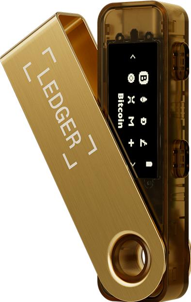 Productafbeelding Ledger Nano S Plus - Gold (Litecoin, Dash, Bitcoin, Meer, Dogecoin, Ethereum Klassiek)