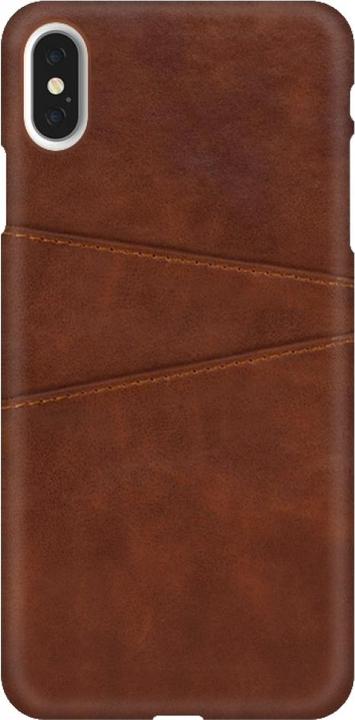 Actual product image Screenguard Apple iPhone XS CardCaddy Leather Backcase with Card Pockets (Apple iPhone XS)