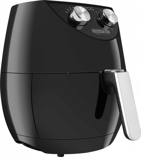 Actual product image ECG AF 3500 fryer Single Hot air fryer Black, Stainless steel