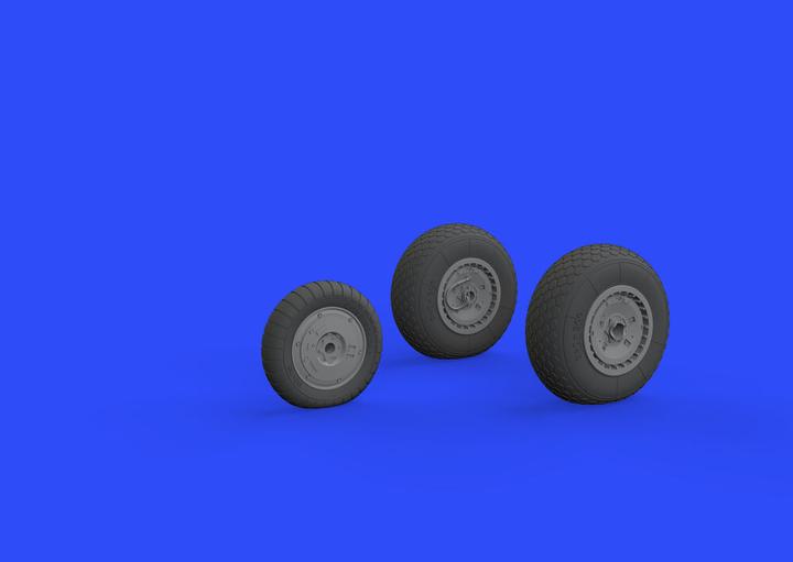 Produktbild Eduard Me 262 wheels for Revell