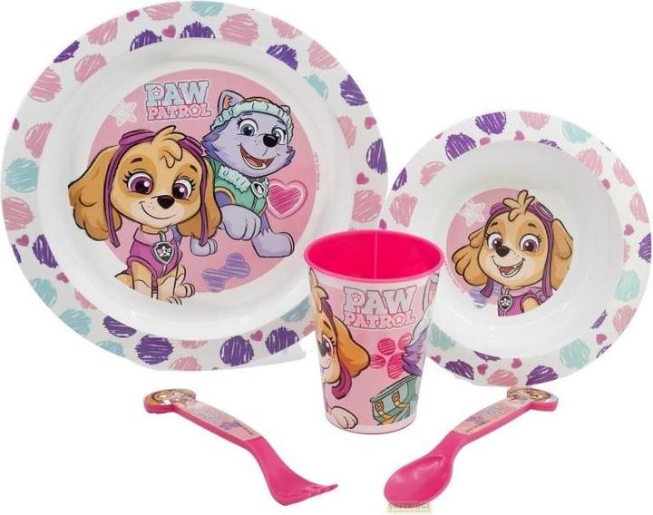 Stor Paw Patrol Girl Set di stoviglie