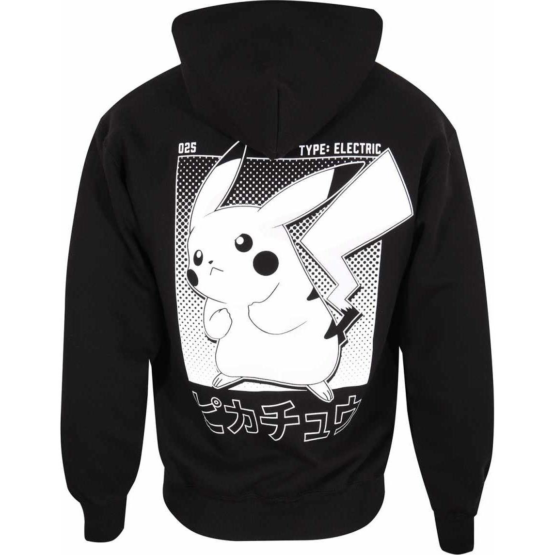 Thumbnail - Heroes Inc, Pullover, Pokemon sweater à capuche Halftone Pikachu (L), (L)