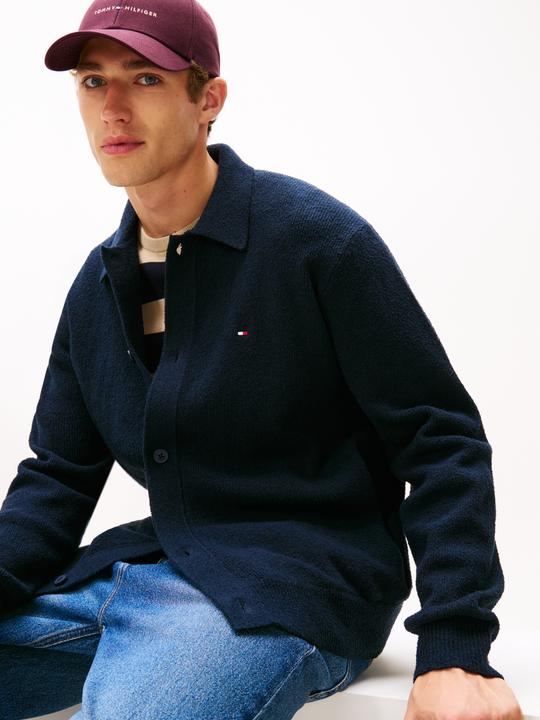 Produktbild Tommy Hilfiger Textured Polo Cardigan (XXL)