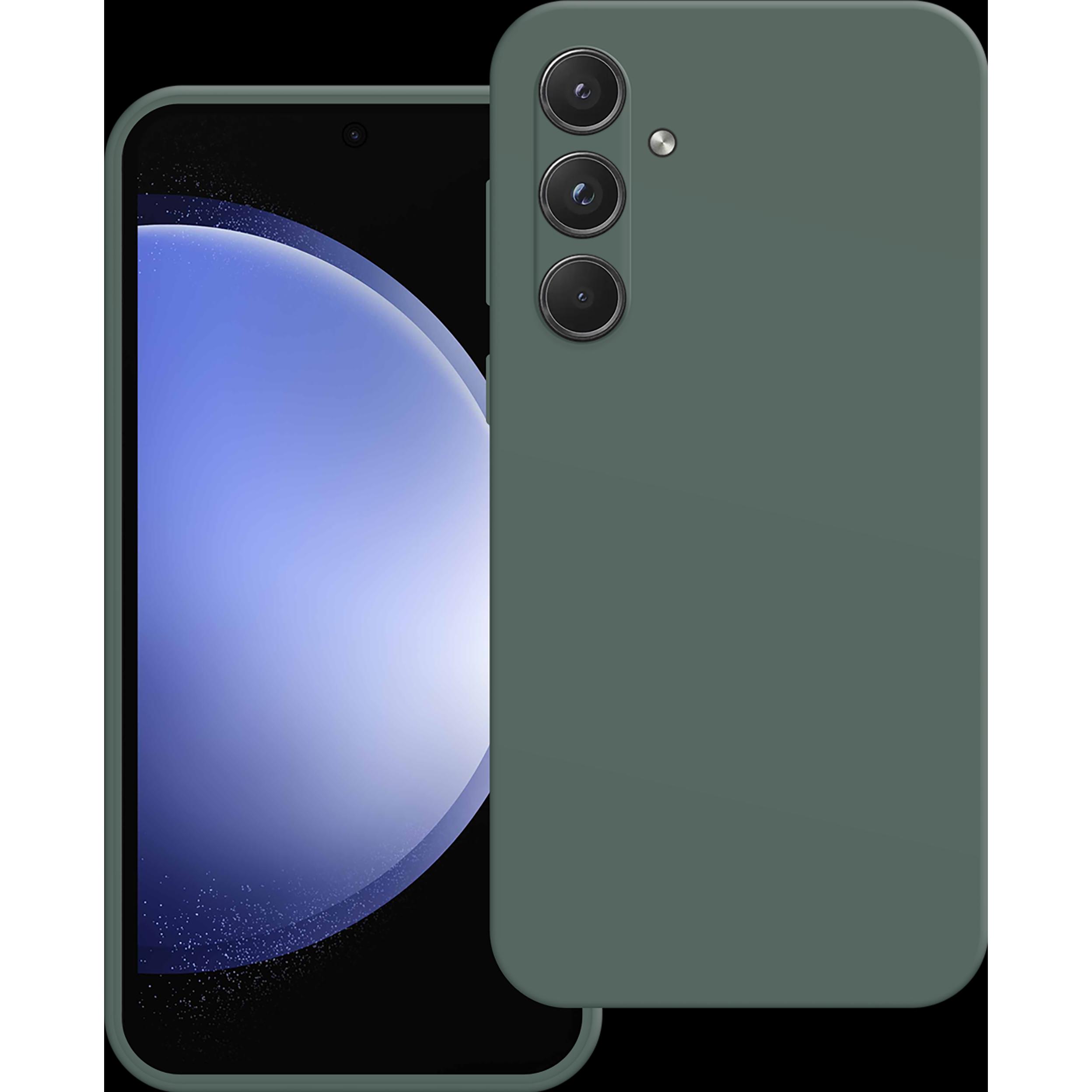 Cazy Hülle Kompatibel mit Samsung Galaxy S23 FE - Color TPU Schutz - (Samsung Galaxy S23 FE), Smartphone Hülle, Grün